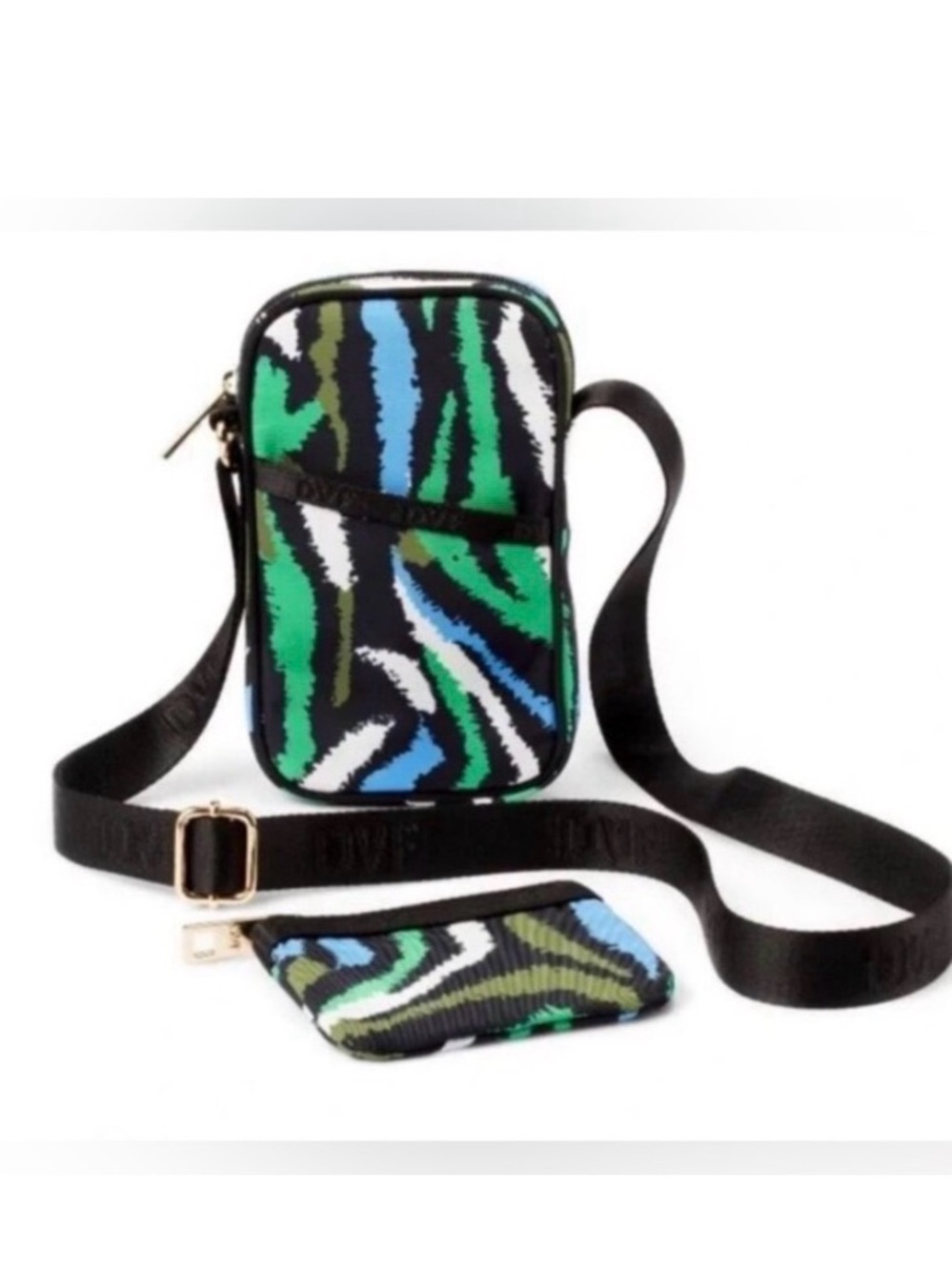 DVF 🟣 Diane Von Furstenberg X Target Disco Zebra Cellphone Holder